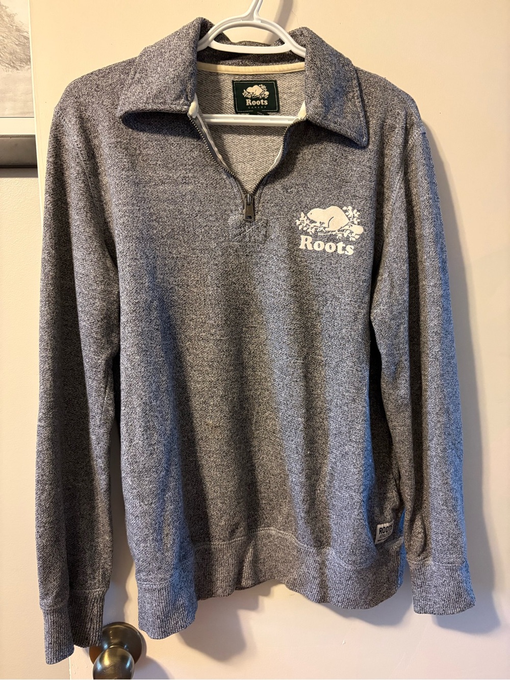 Roots Salt and Pepper Quarter Zip
